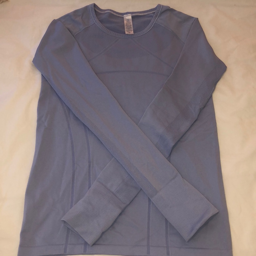 Ivivva long sleeve purple workout top